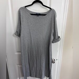 Karen Scott Sport Gray Cotton Tshirt Dress